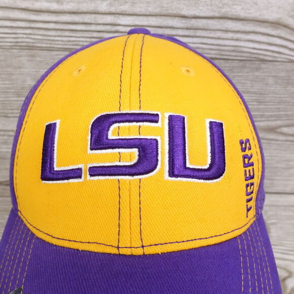 LSU TIGERS LOUISIANA FOOTBALL BASEBALL HAT CAP - Picture 2 of 9